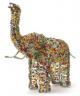 Wire Art Elephant +/- 12 x 15 x 7cm